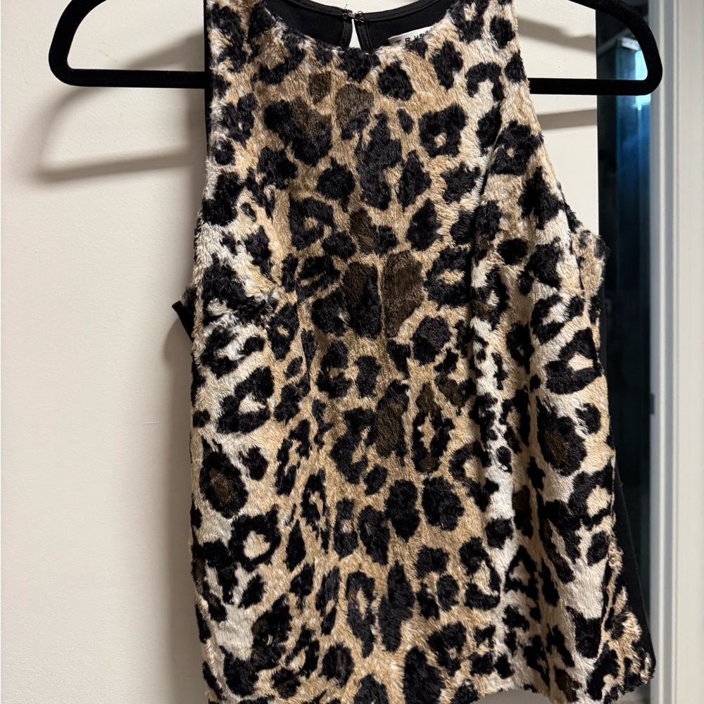 Leopard Print Sleeveless Top